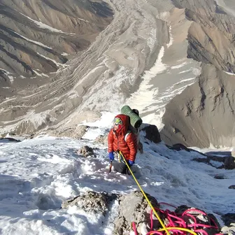 Ратмир Мухаметзянов совершил первопроход на пик Королева