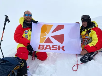 Фотография из архива Рустама Набиева, восхождение на Манаслу, 2021 год