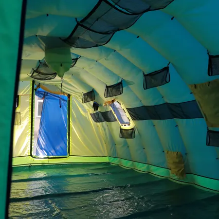 BASK протестировал уникальную палатку