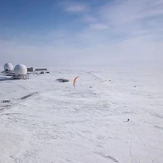 Встали под кайты в Каратайке