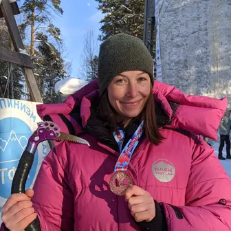 Бронза на Чемпионате России по ледолазанию с BASK